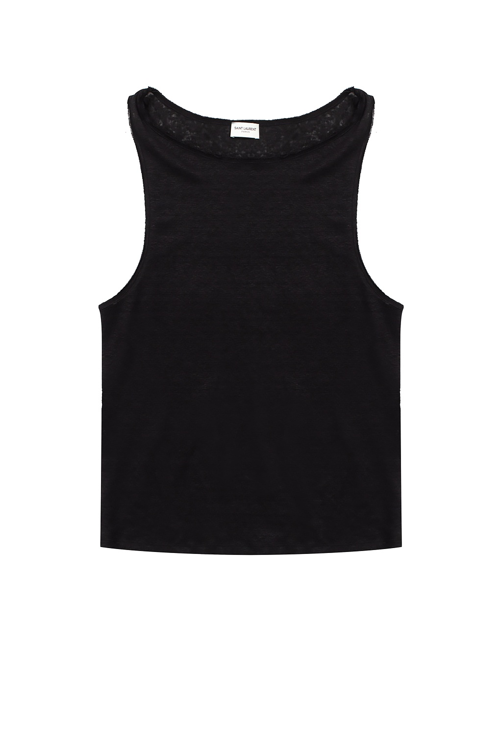 Saint Laurent Sleeveless linen top